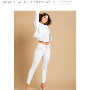 Celebrity Pink * Jeans low rise skinny optic white 7